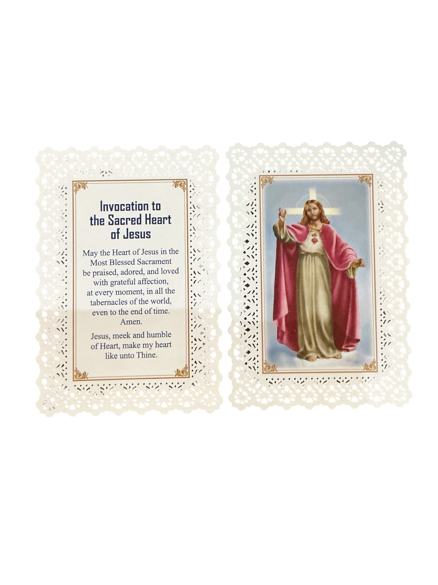 HOLY CARD SACRED HEART