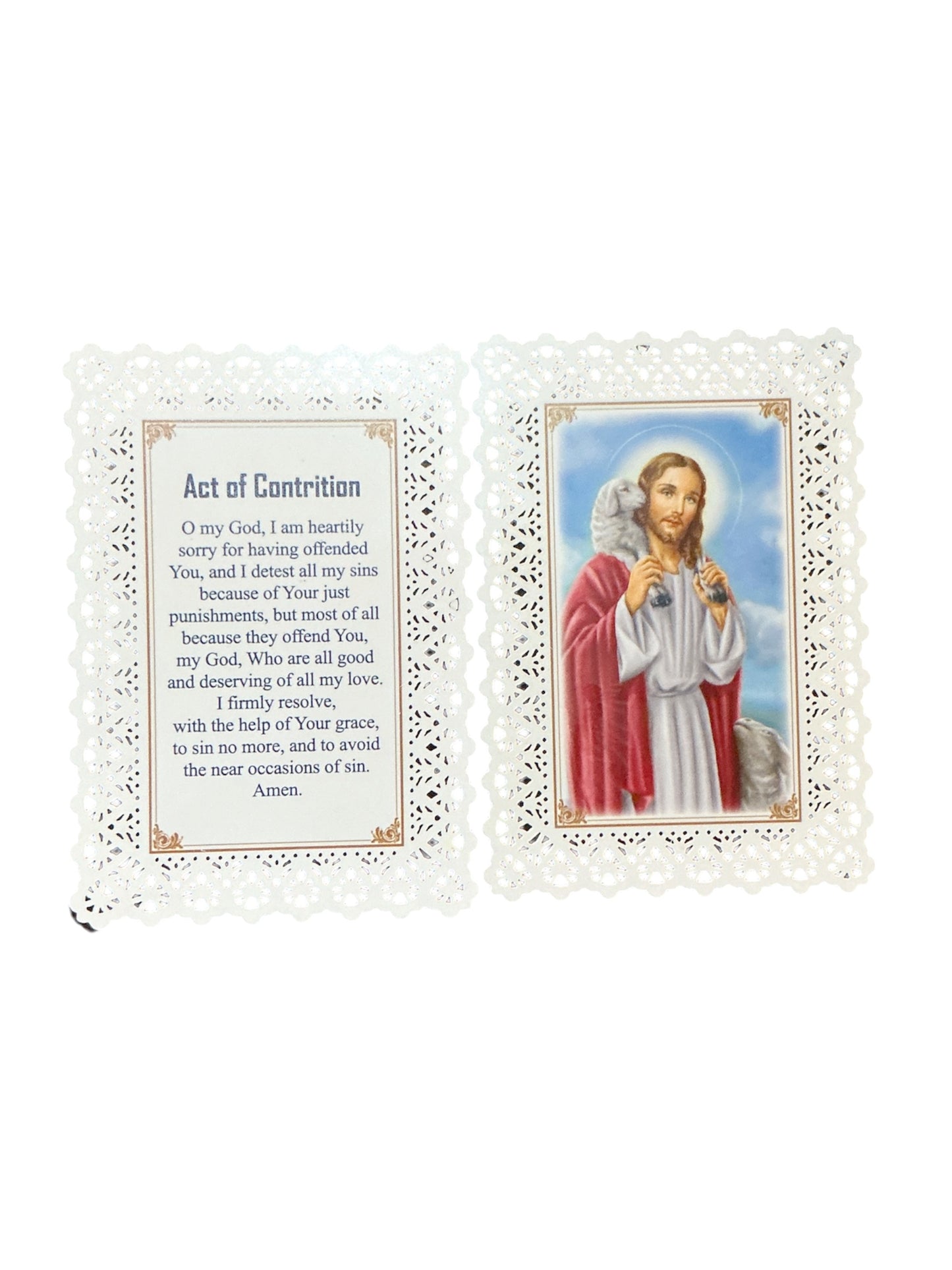 HOLY CARD CHRIST SHEPHERD