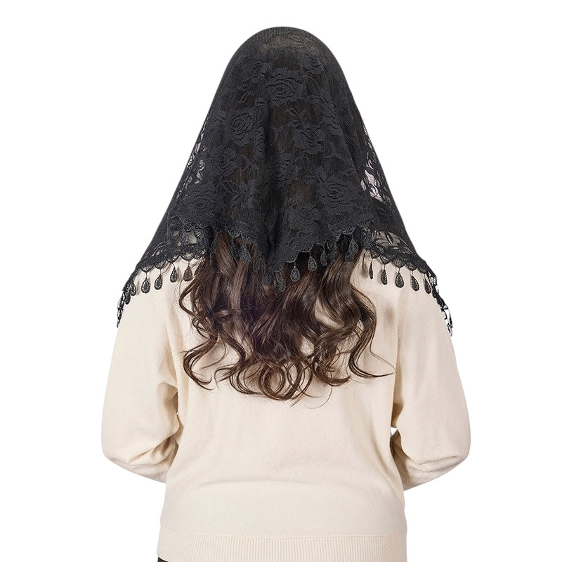 Black Tears of Mary Chapel Veil