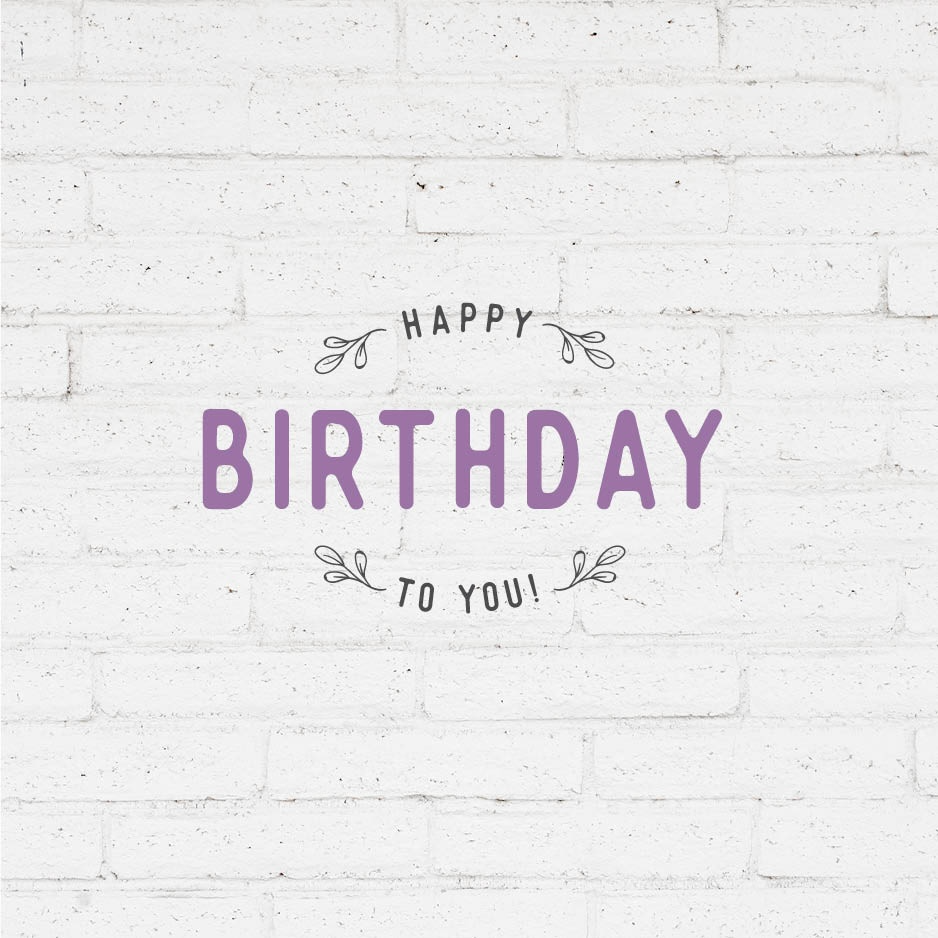Greeting Card - Birthday - Happy Birthday To You