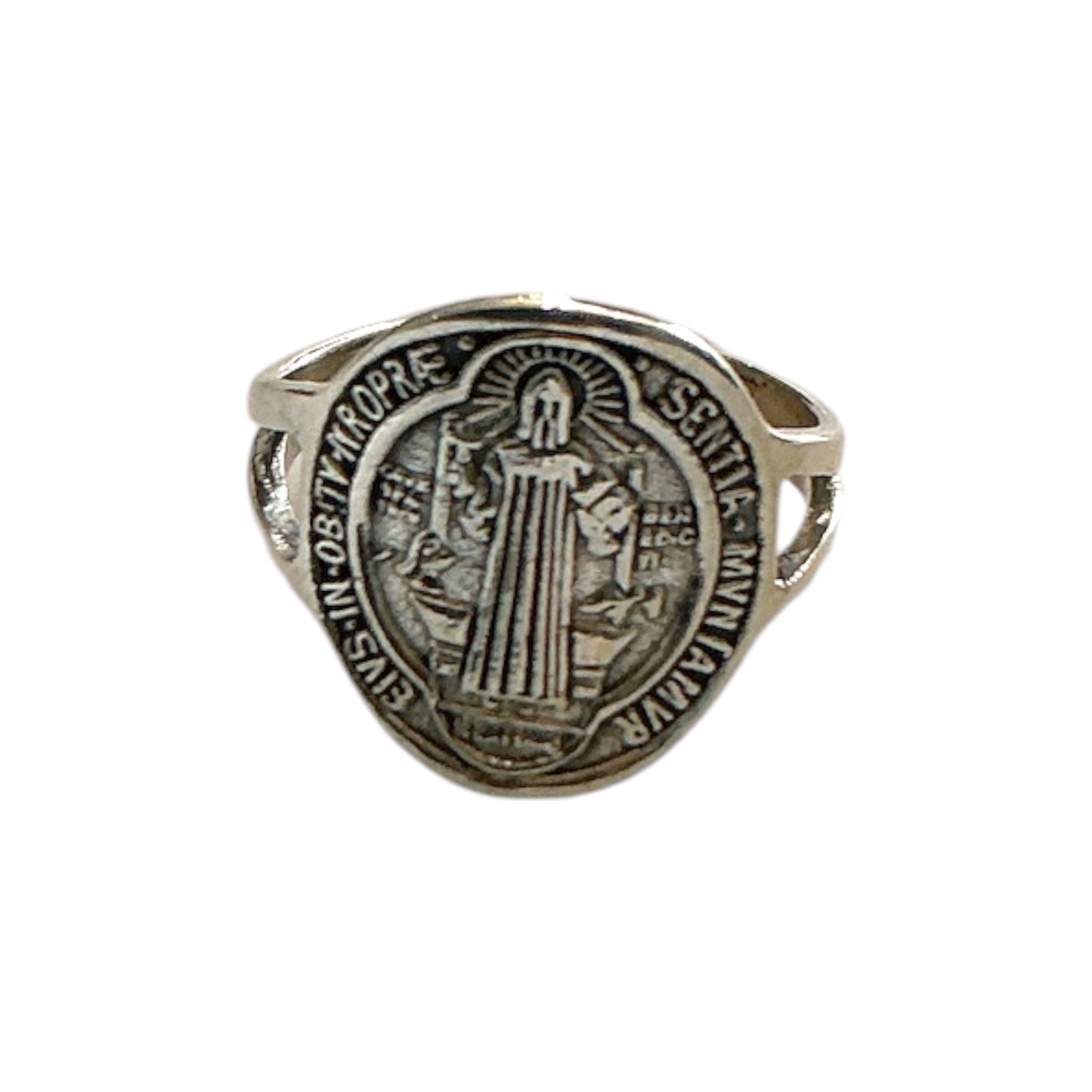 Anillo de Plata San Benito #8