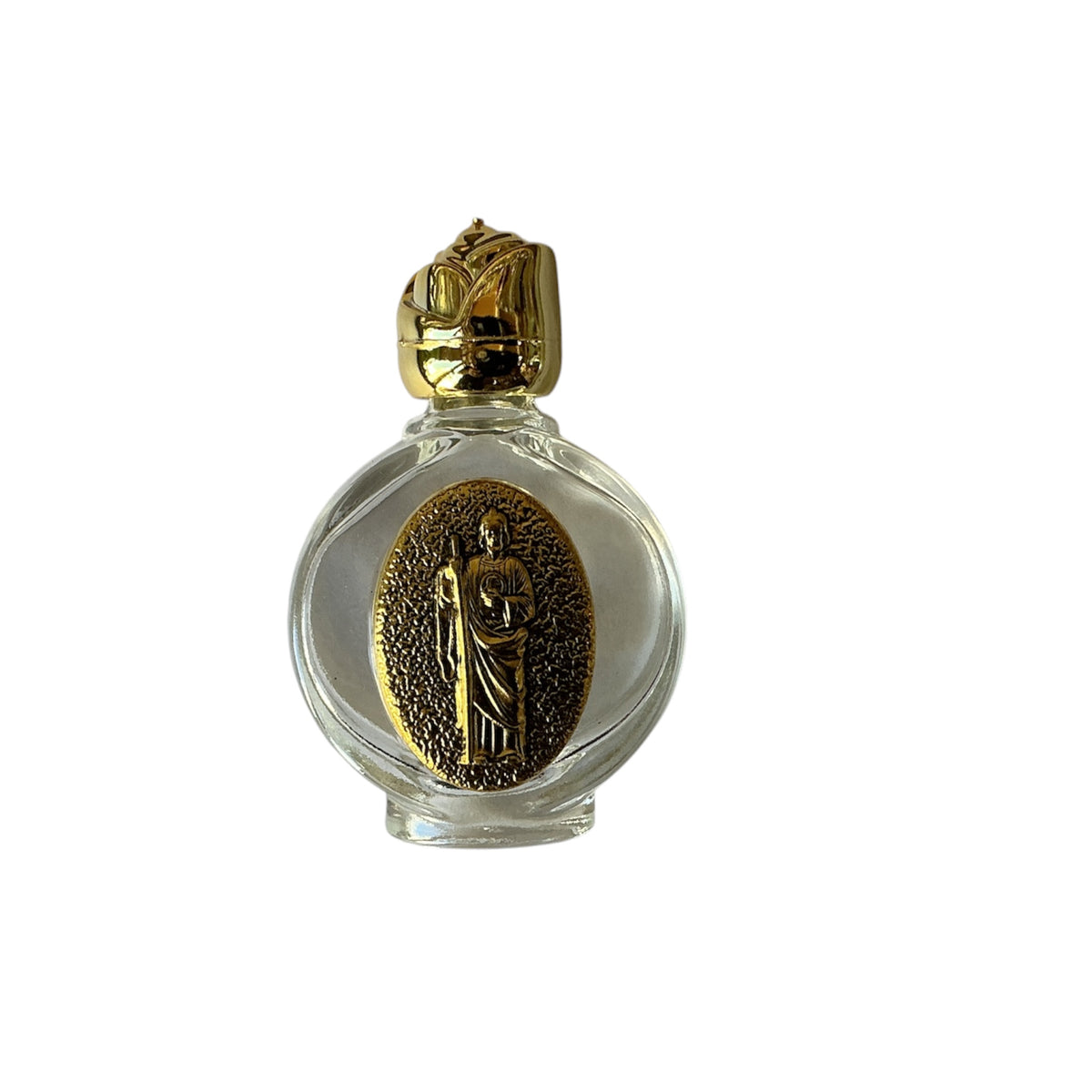 GLASS BOTTLE OF HOLY WATER FROM THE ST.JUDE
