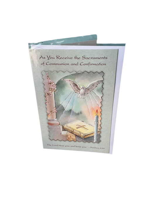 Communion and Confirmation Card