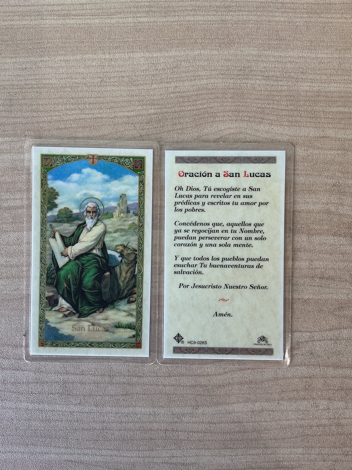 Oración a San Lucas