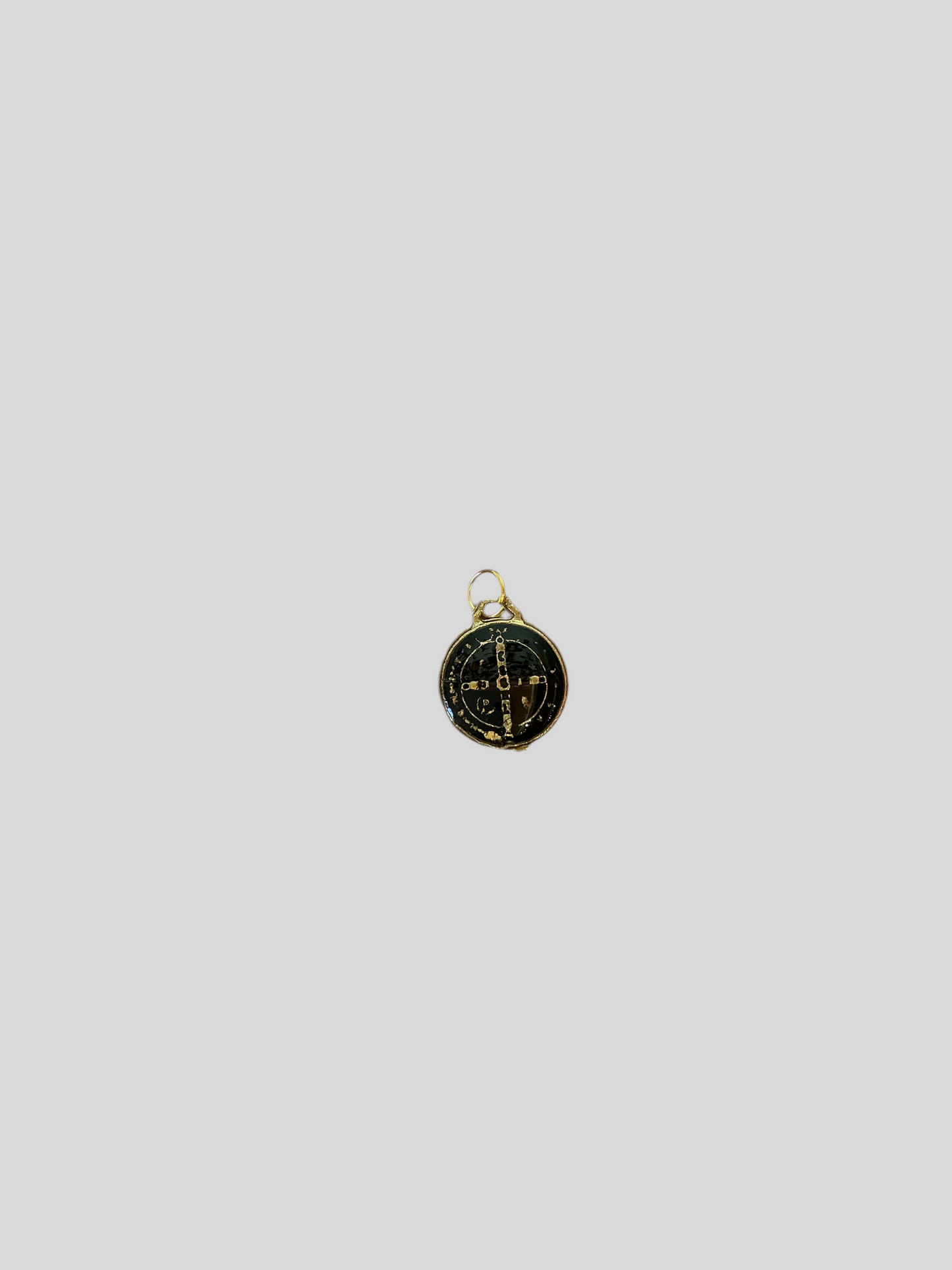 St. Benedict Medal color Black with gold