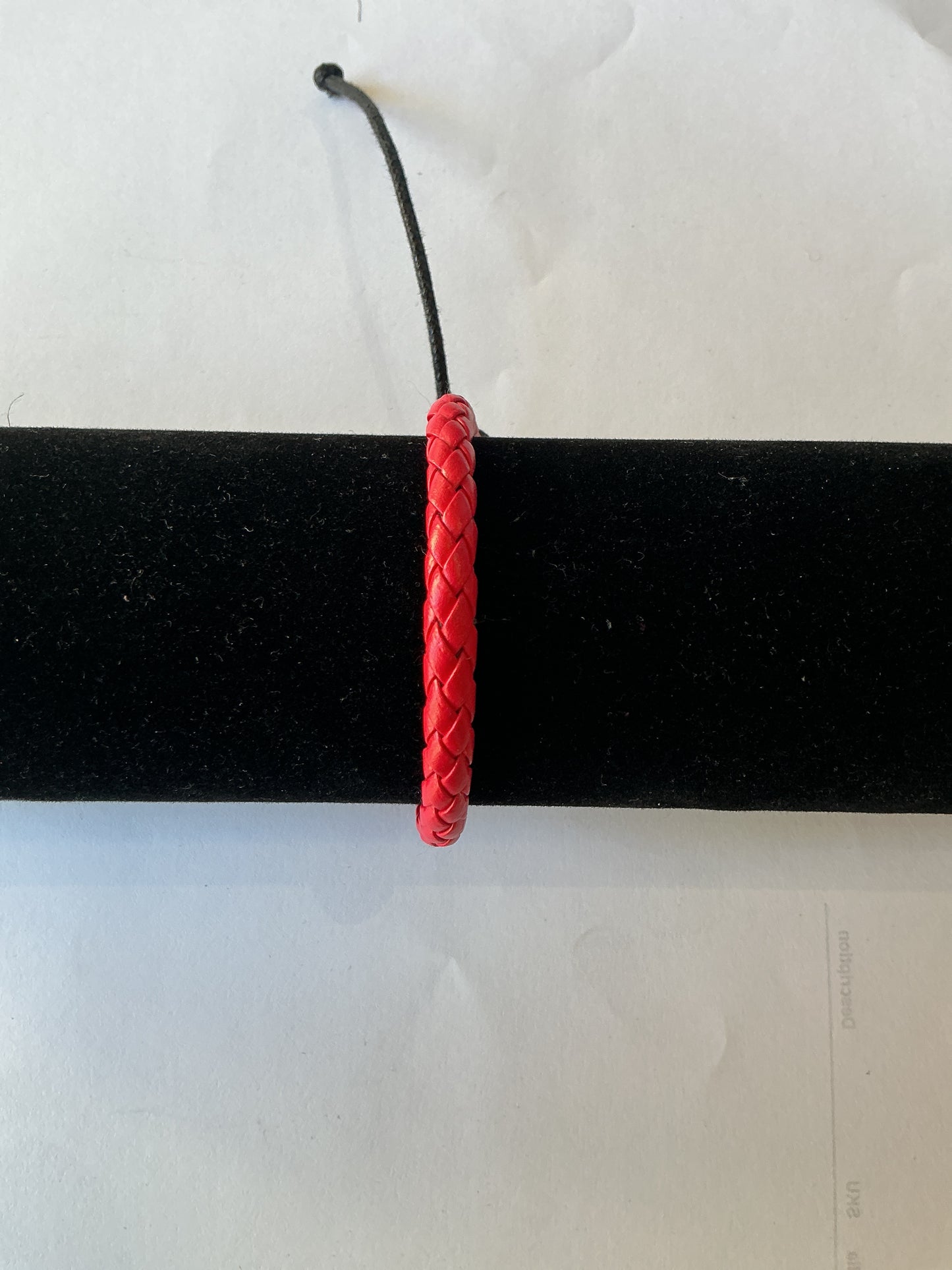 Pulsera Roja Trenzada