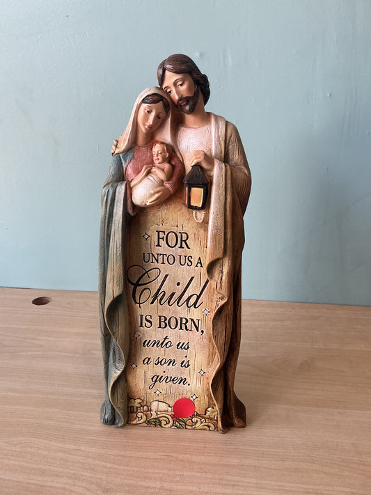 Holy Family Figurine 12"H