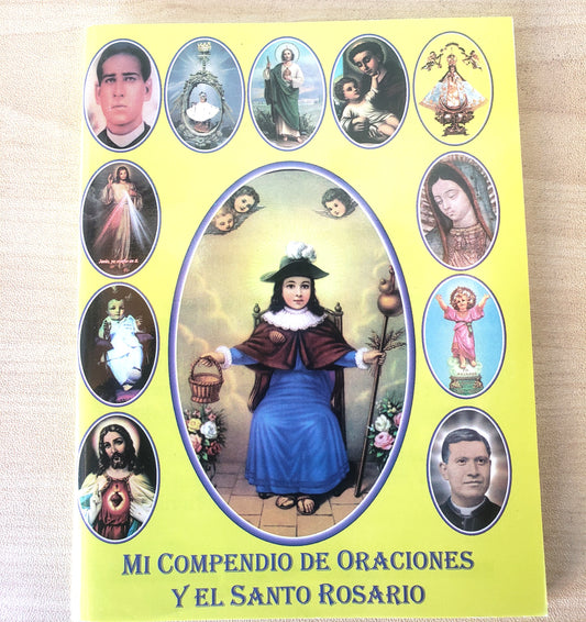 Mi Compendio de Oraciones y El Santo Rosario (Amarillo)