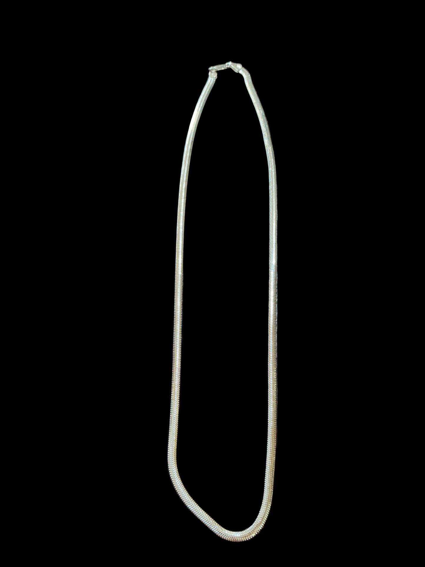 Silver Snake Chain 4 mm 22”H