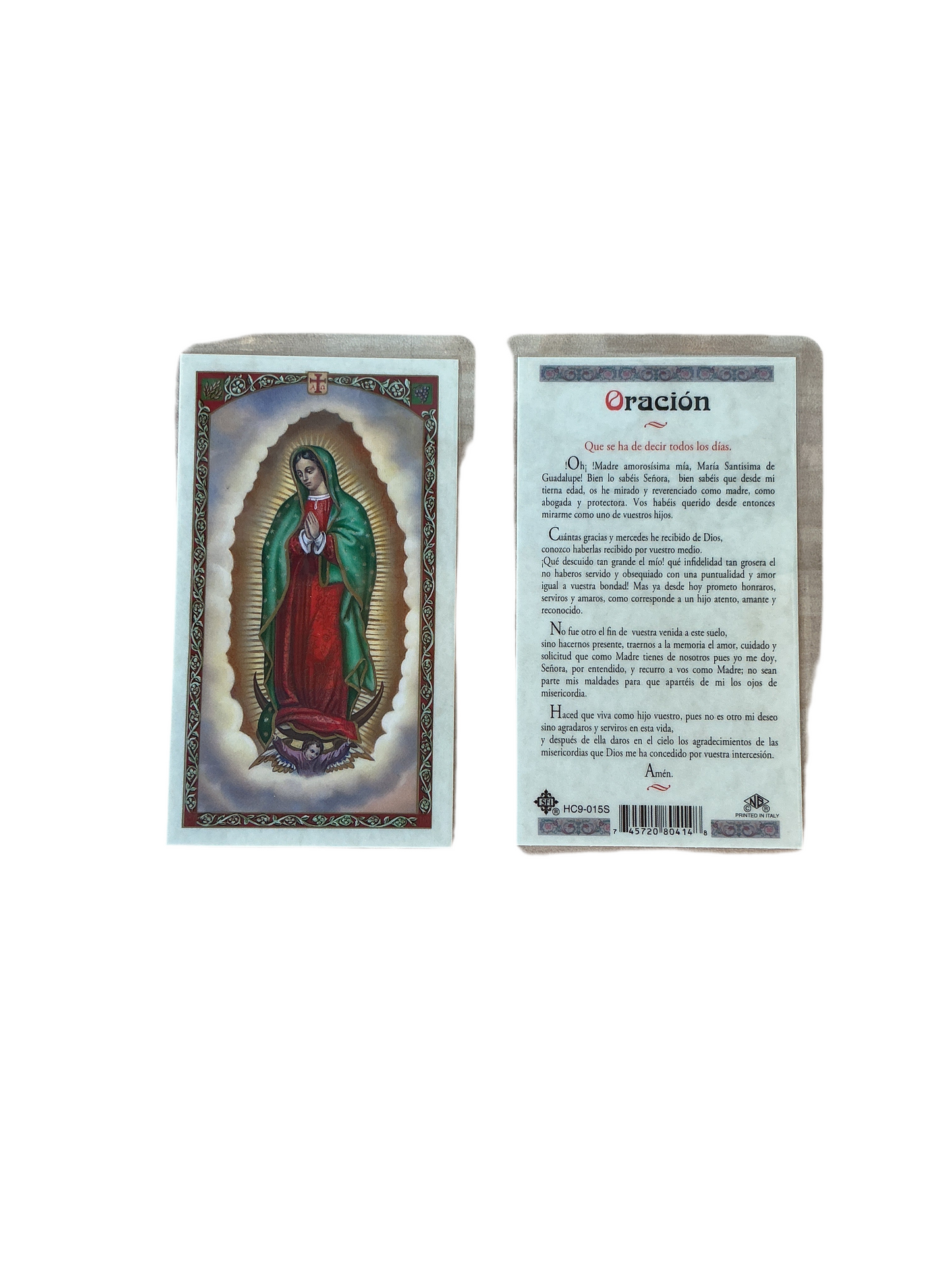Oración Virgen de Guadalupe