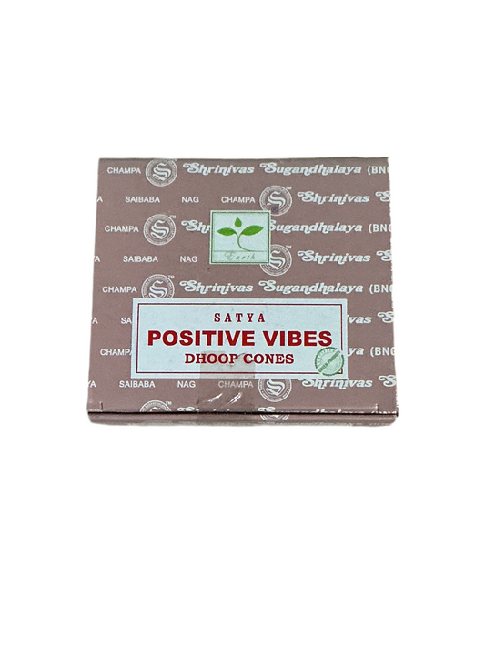 Satya Positive Vibes Dhoop Cones Incense