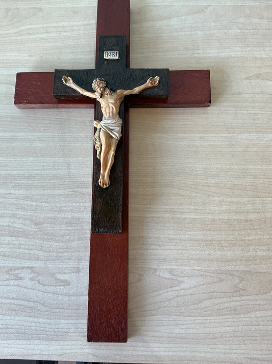 Wooden Crucifix with double cross