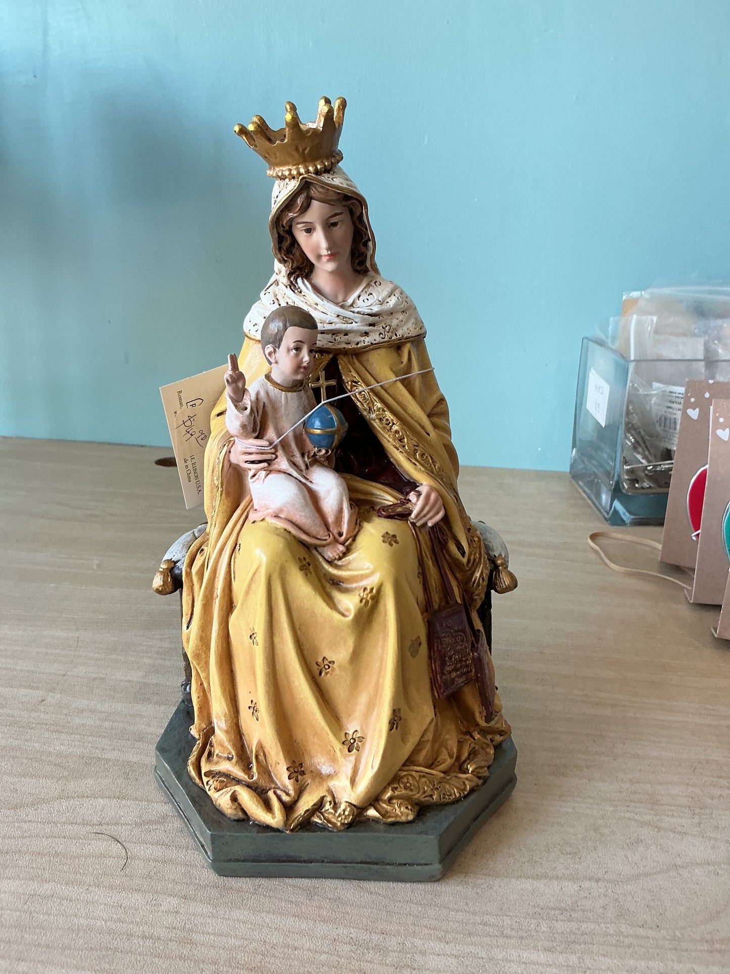 Our Lady of Mt. Carmel 8"H