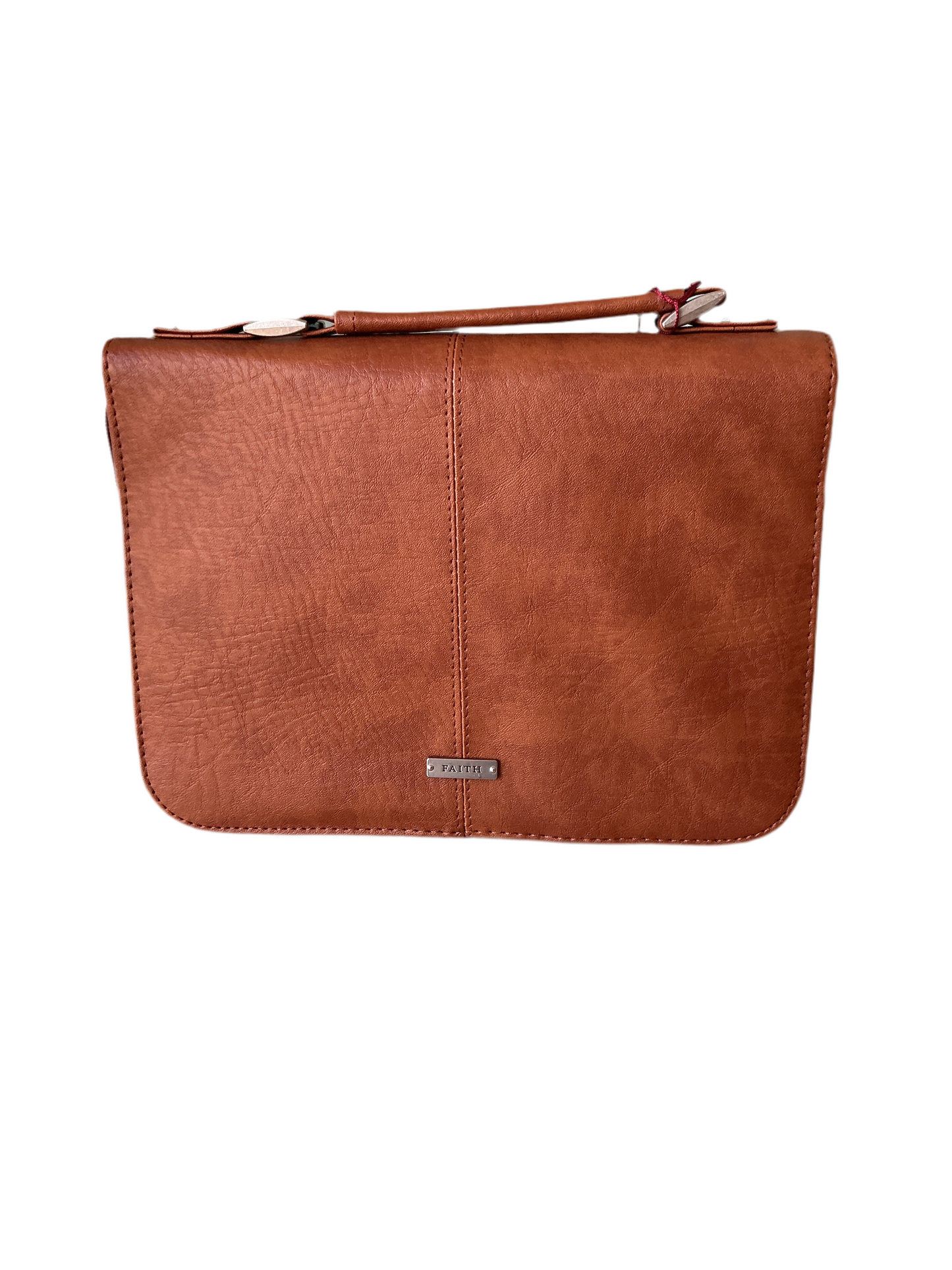 Bible Cover Classic Brown Faith Badge