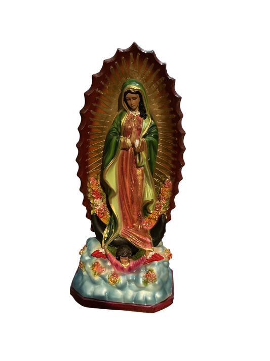 Virgen de Guadalupe de Concha 18.5” H