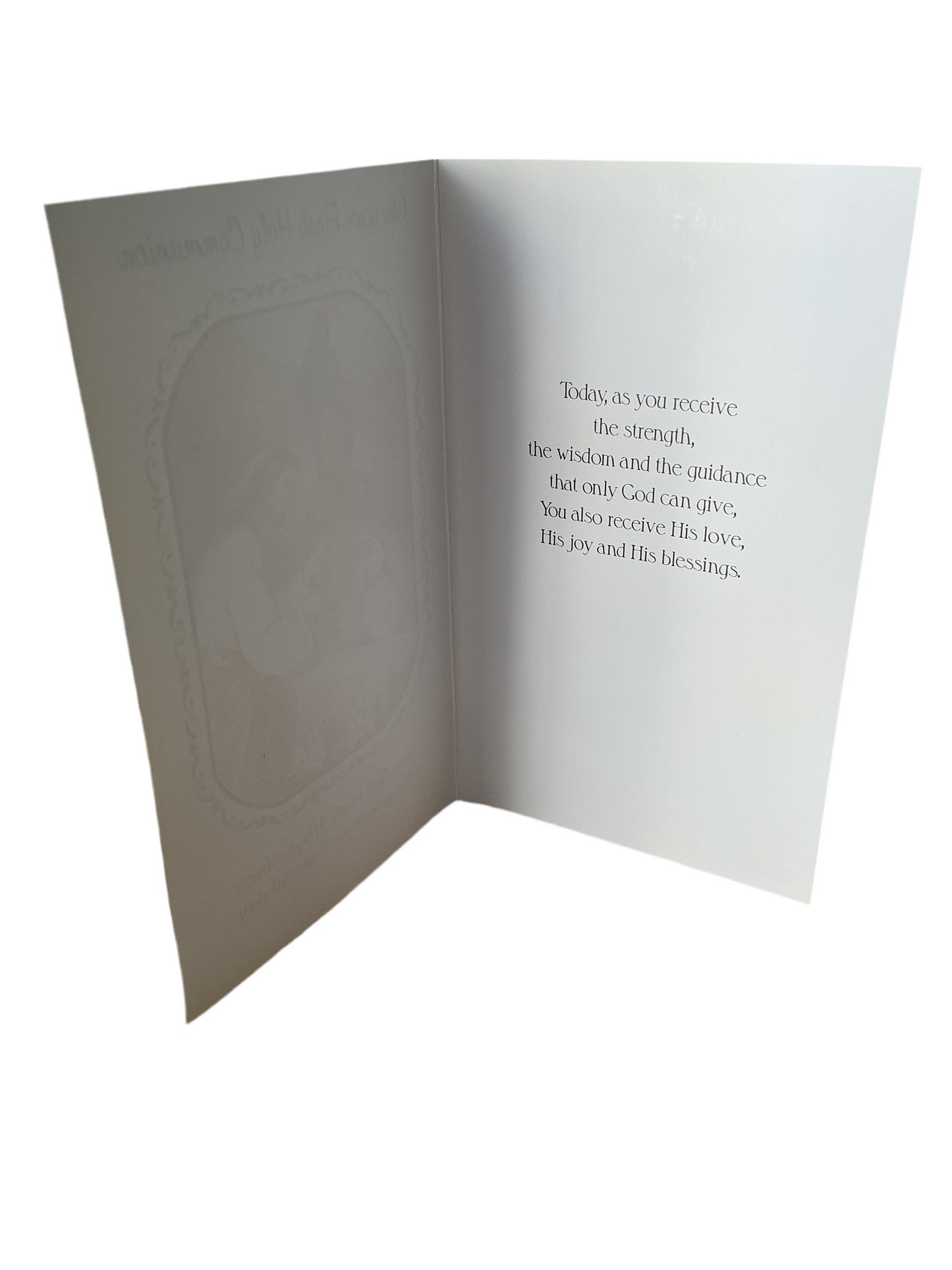 Greeting Card First Communion English