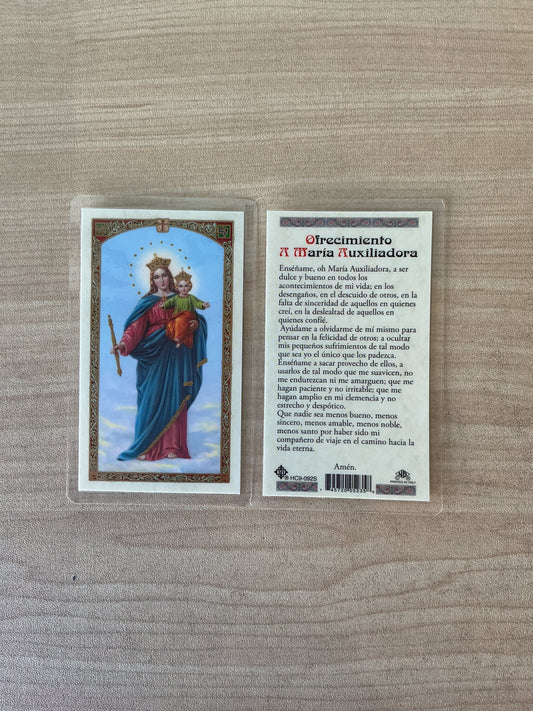 Ofrecimiento a Maria Auxiliadora
