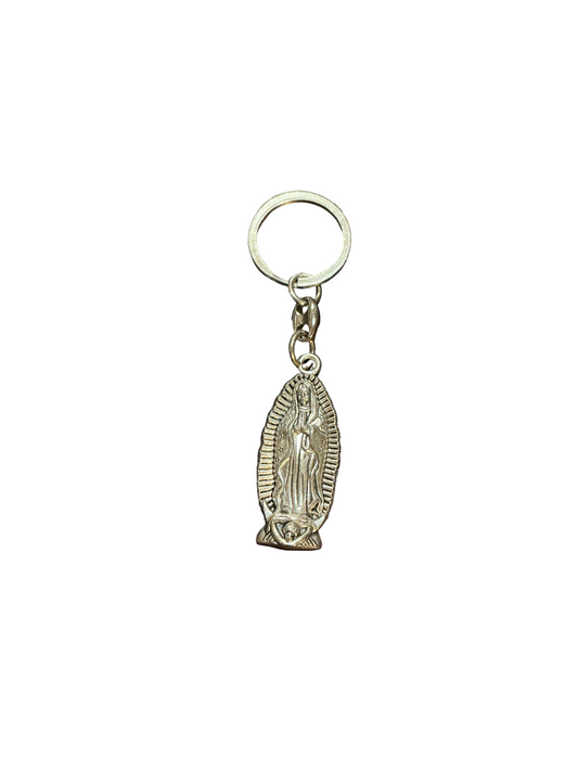 Our Lady of Guadalupe Silver-Tone Metal Charm