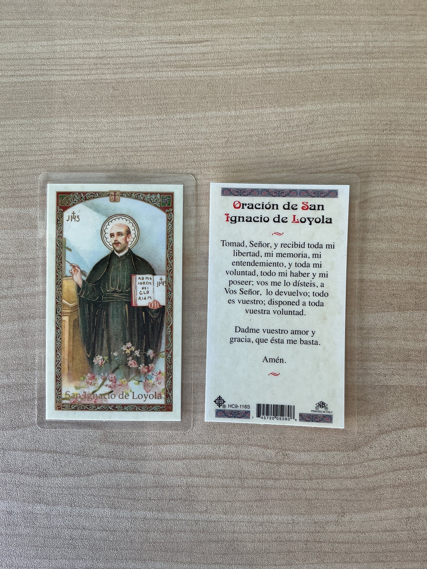 Oración de San Ignacio de Loyola