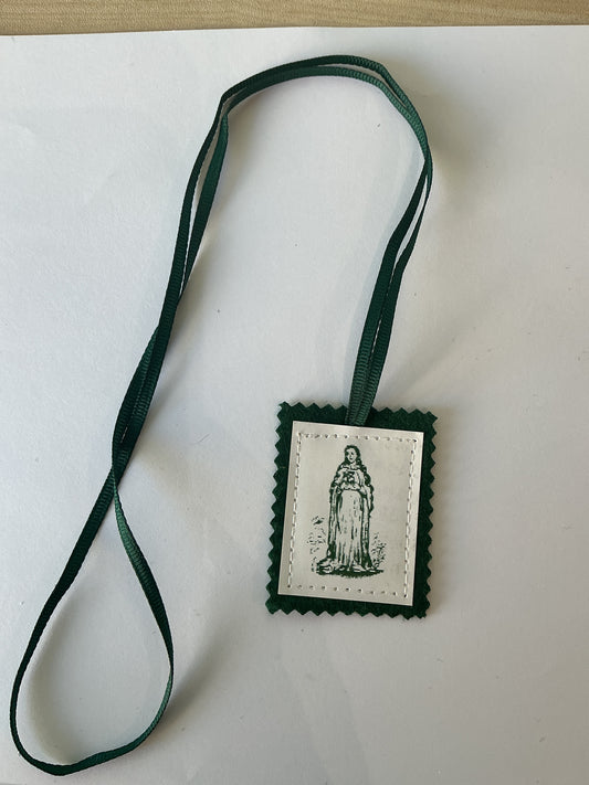 Escapulario de Tela de Laso Grueso - Virgen del Carmen