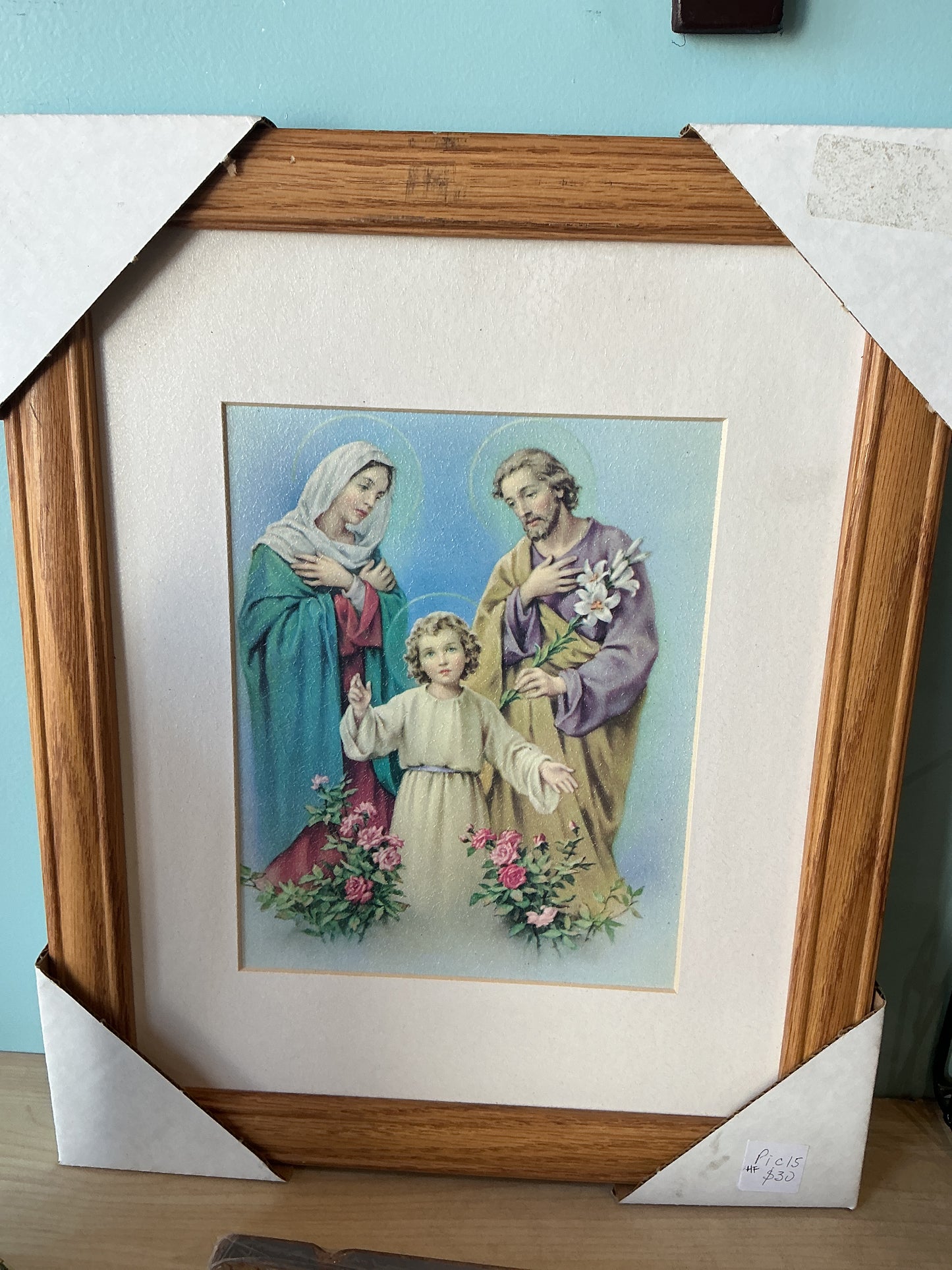 Picture Wood Frame - Holy Family