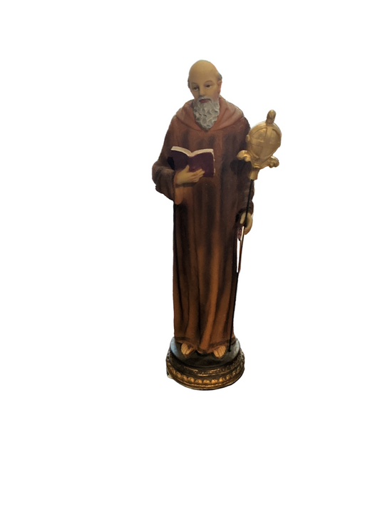 Statue San Benedict 7 x 5.5 "
