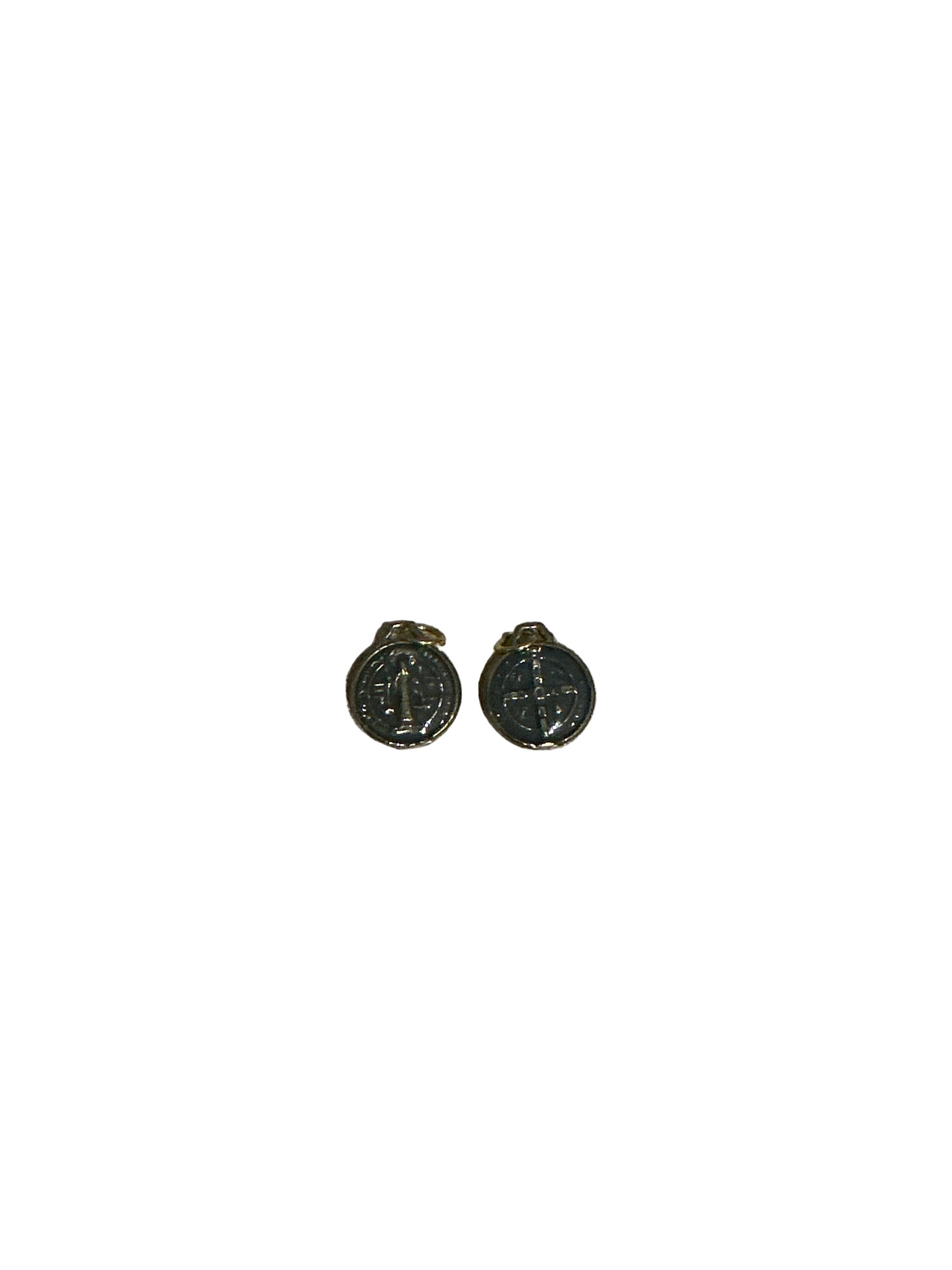 St. Benedict Medal color Grey with gold