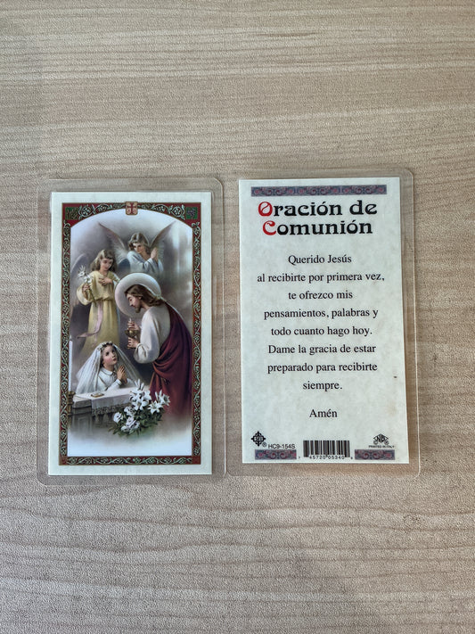 Oración de comunión niña