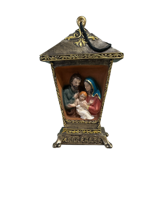 Family Lantern Figurine