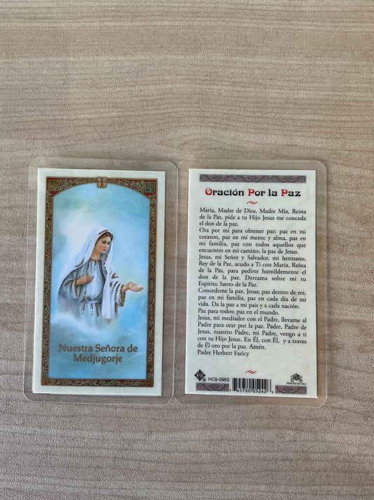 Oración Por la Paz - Nuestra Señora de Medjugorje