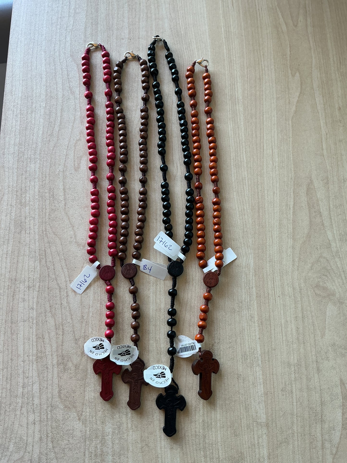 Wood Rosary - Virgen de Guadalupe