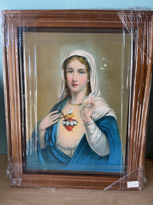 Inmaculado Corazon de Maria (frame with glass)