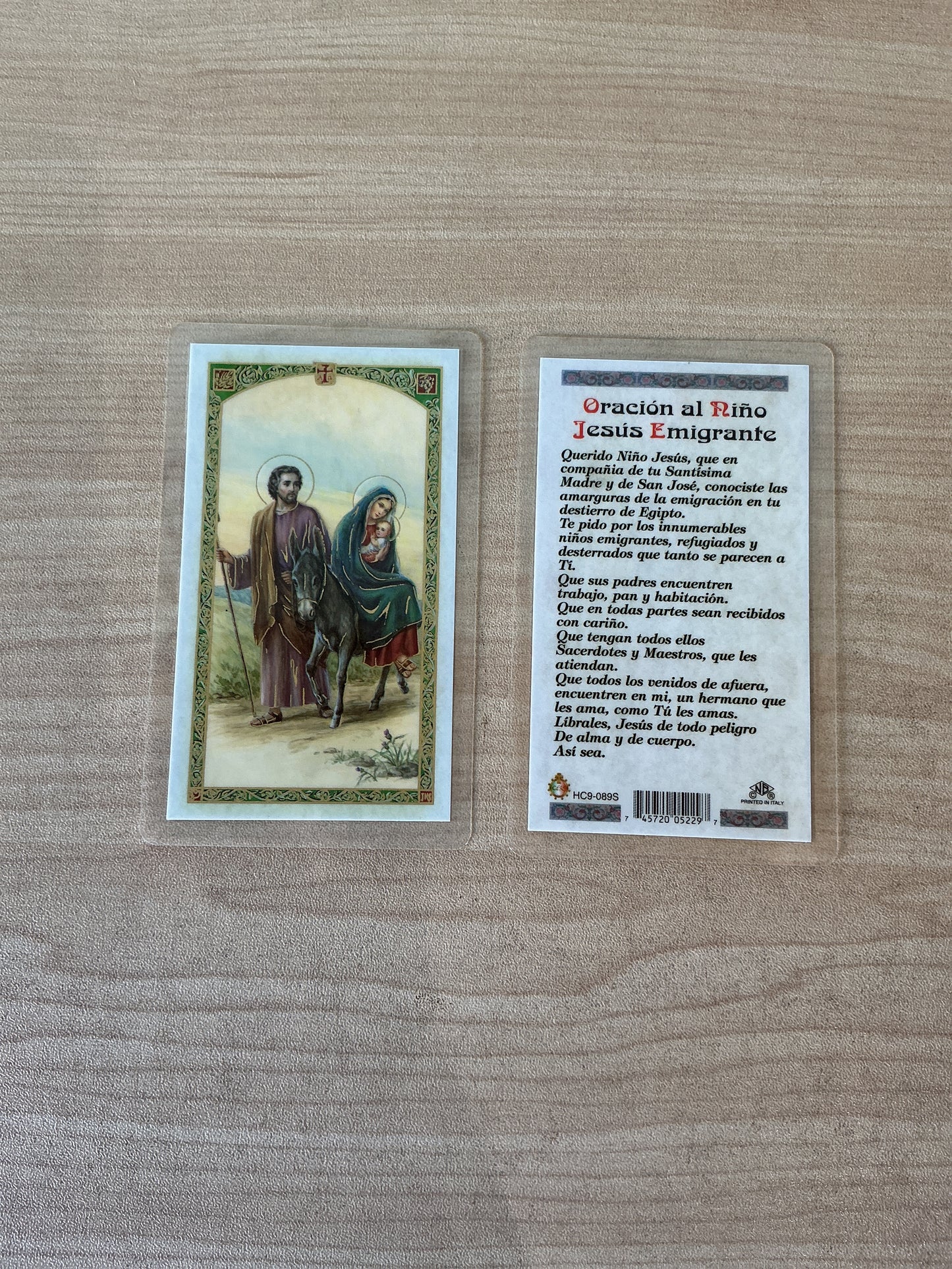 Oración al Niño Jesús Emigrante