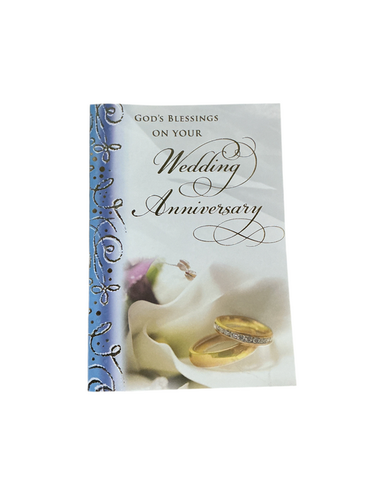 God’s Blessings on your Wedding Anniversary Card
