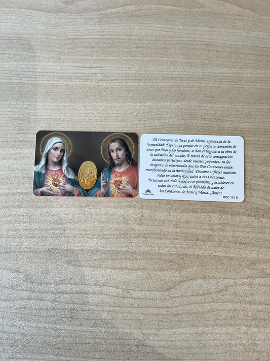 Oración al Sagrado Corazón de Jesús y Maria