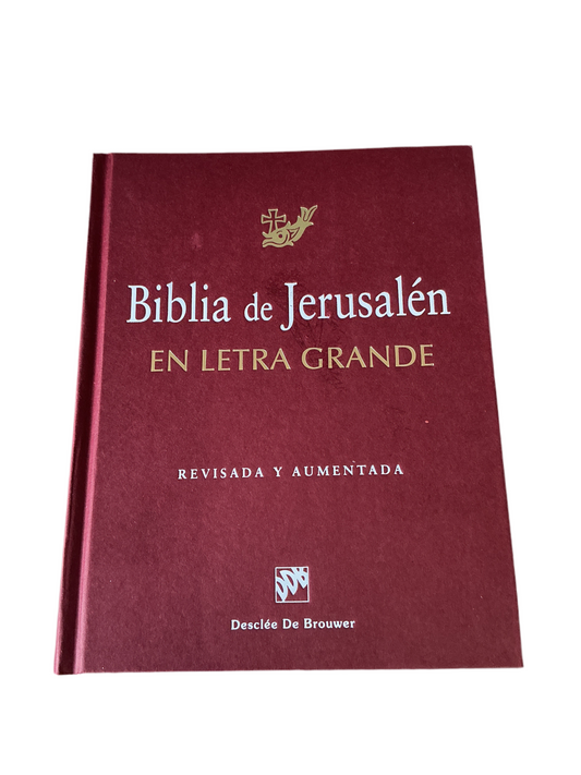 Biblia de Jerusalén en Letra Grande y con Indice - Revisada y Aumentada