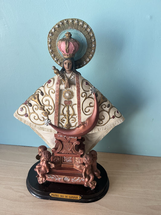 Virgen de Zapopan 12"H