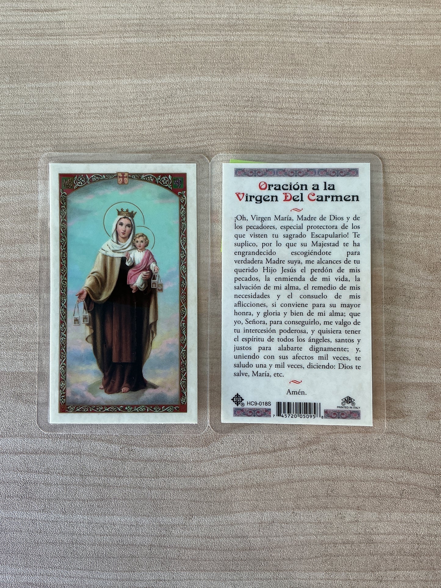 Oración a la Virgen del Carmen