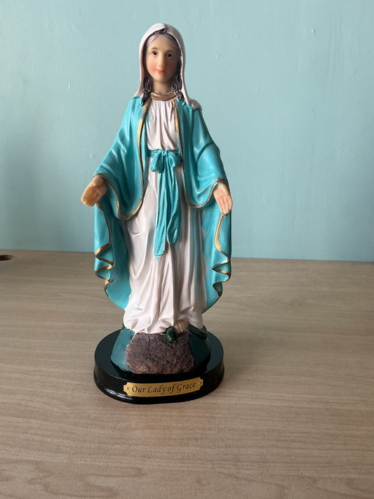 Our Lady Of Grace with base 8"H