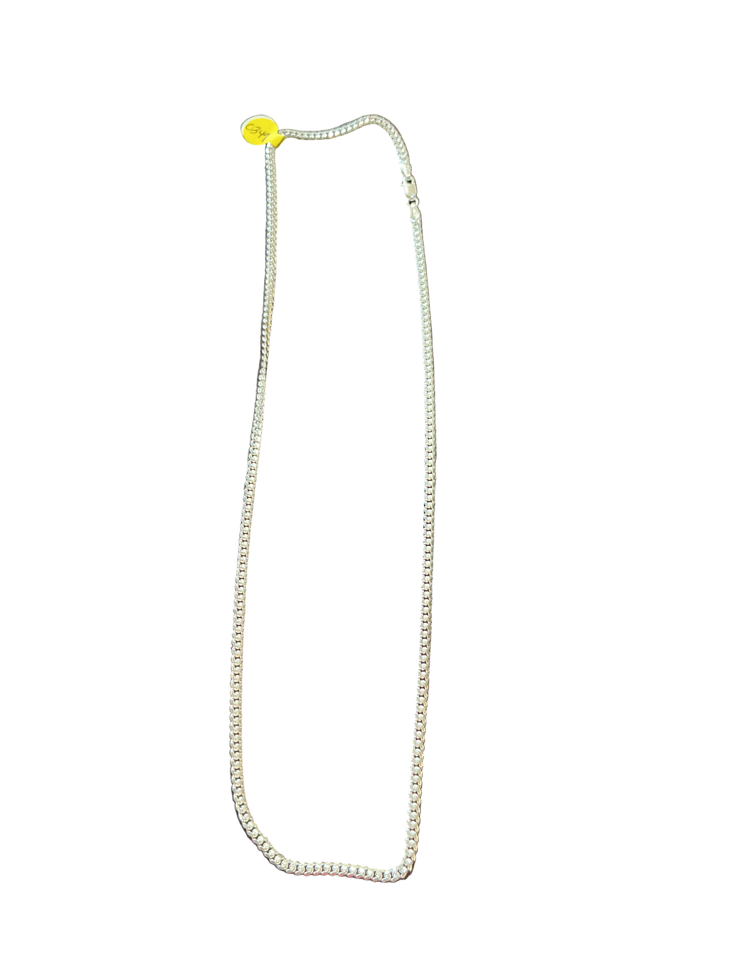 Silver Chain Figaro 22”H