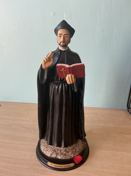 St Ignatius Loyola 12"H