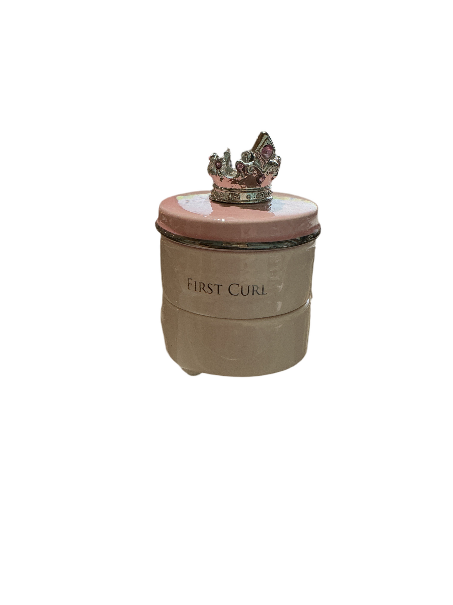 Pink First Tooth and Curl Keepsake