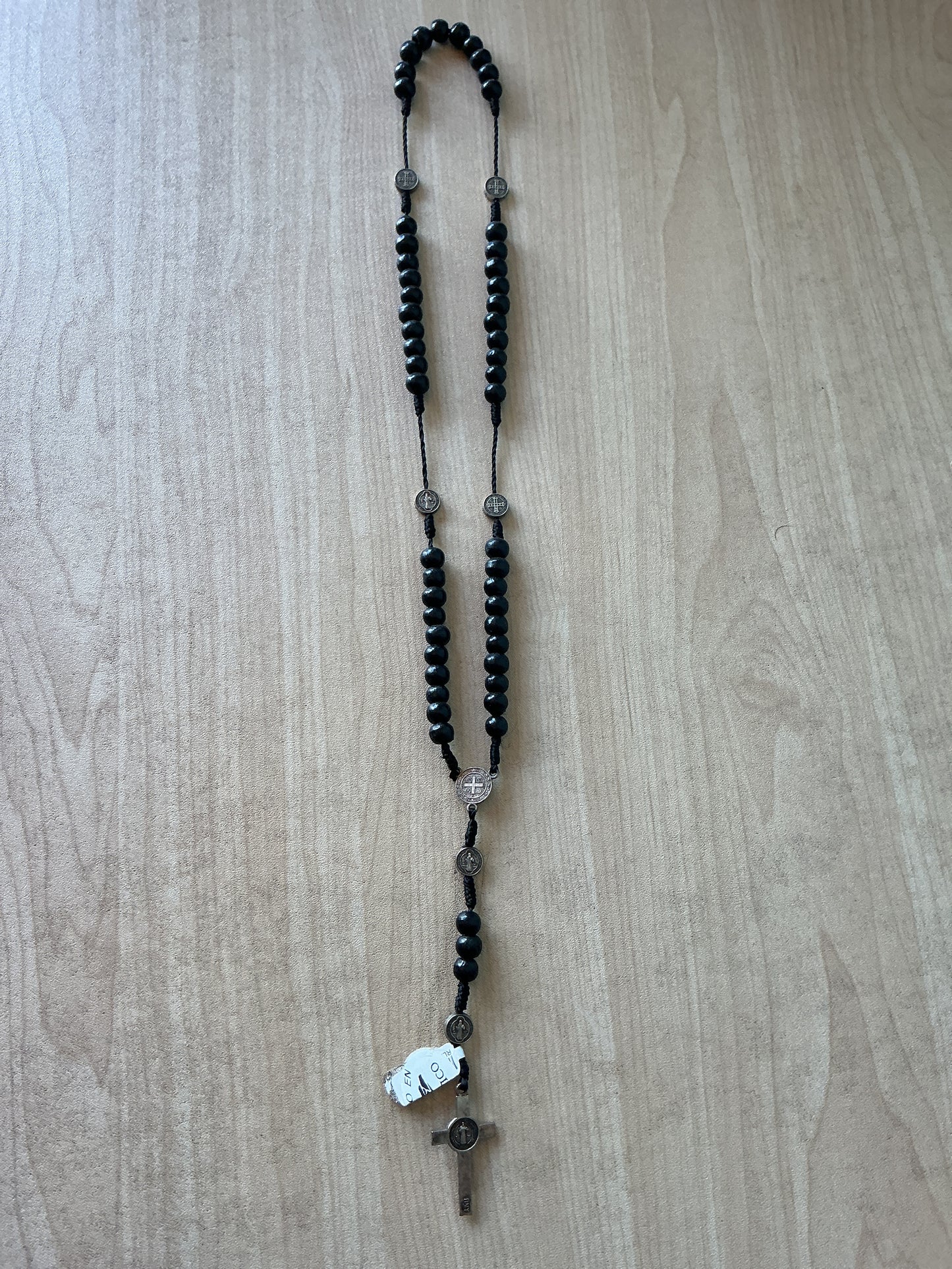 Wood Rosary - St. Benedict