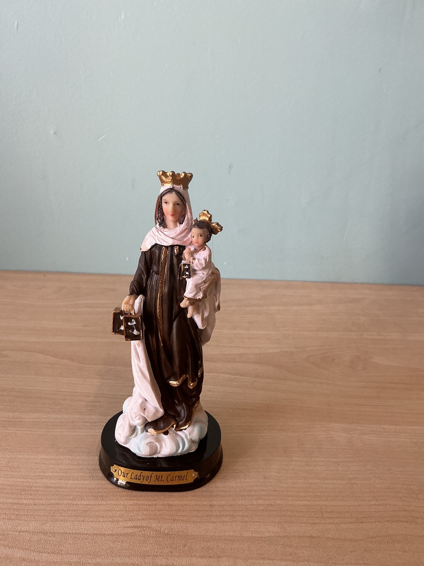 Our Lady of Mt. Carmel 5"H