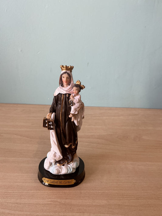 Our Lady of Mt. Carmel 5"H