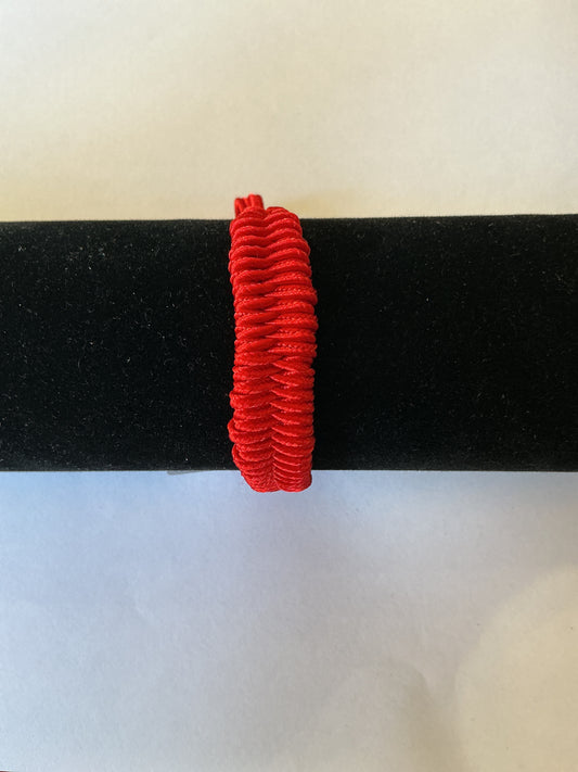 Brazalete con doble trenzado