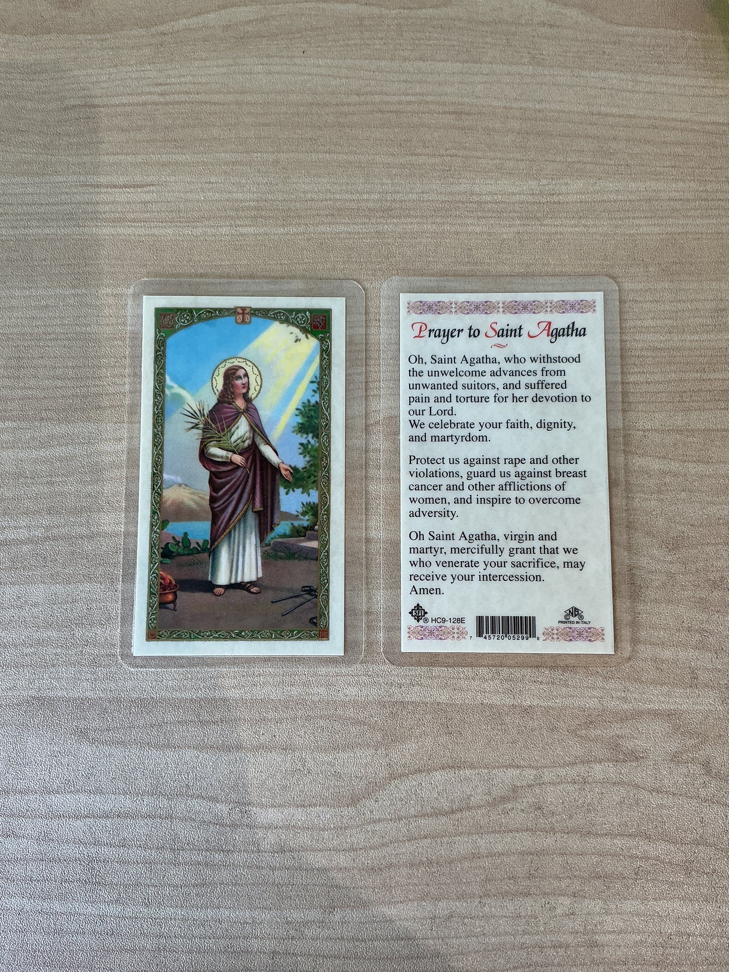 Prayer to Saint Agatha