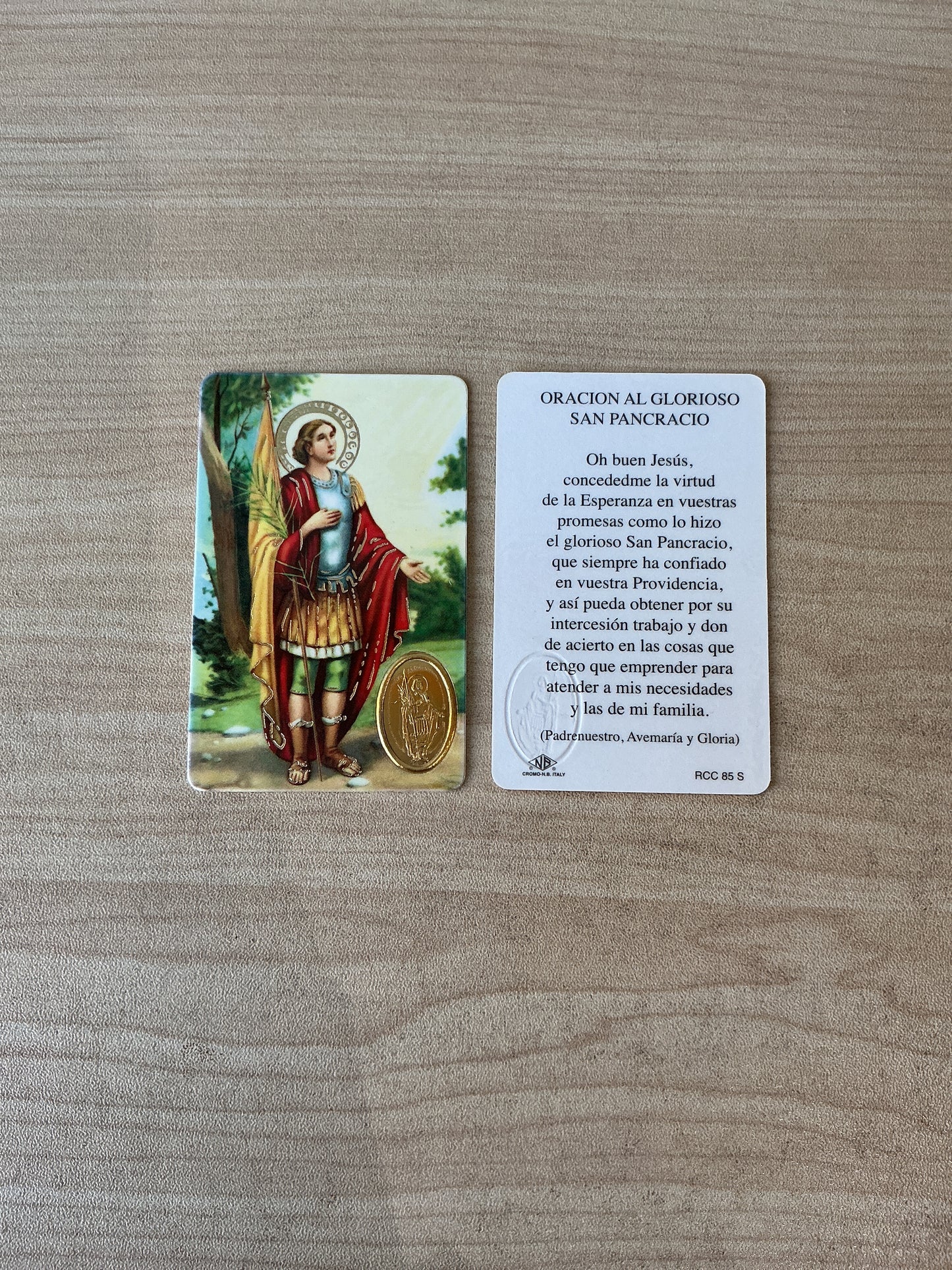 Oración al Glorioso San Pancracio