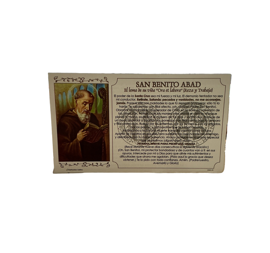 Cedula San Benito Abad