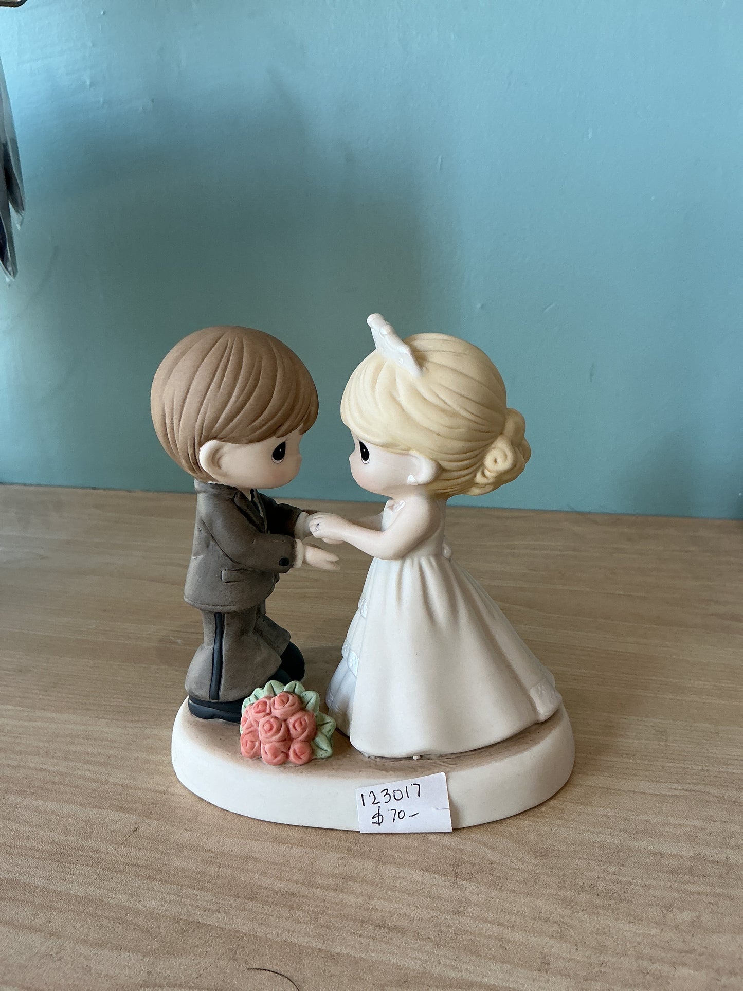 Couple Holding Hands Weeding Precious Moment